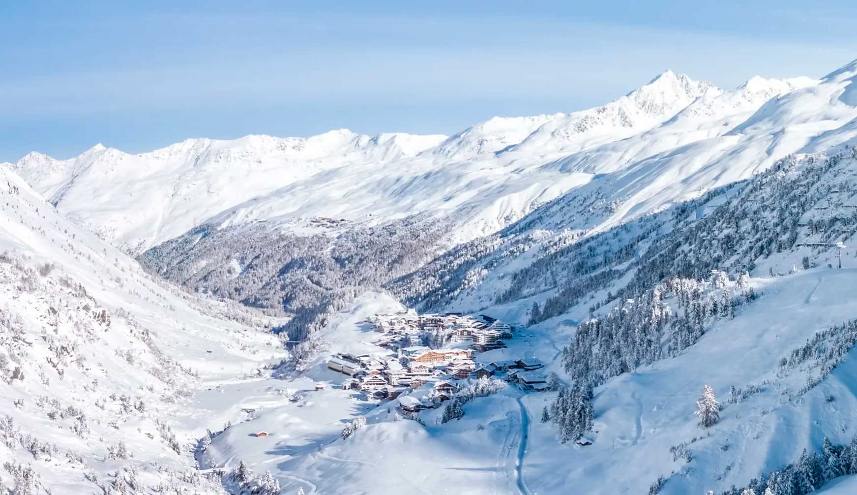 Image showing Obergurgl ski resort, Austria