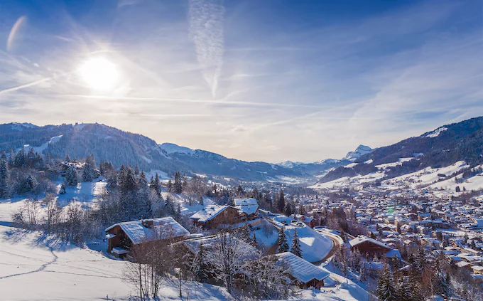 Image showing Megeve resort, France