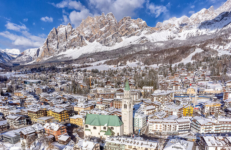 Image showing Cortina dAmpezzo resort, Italy